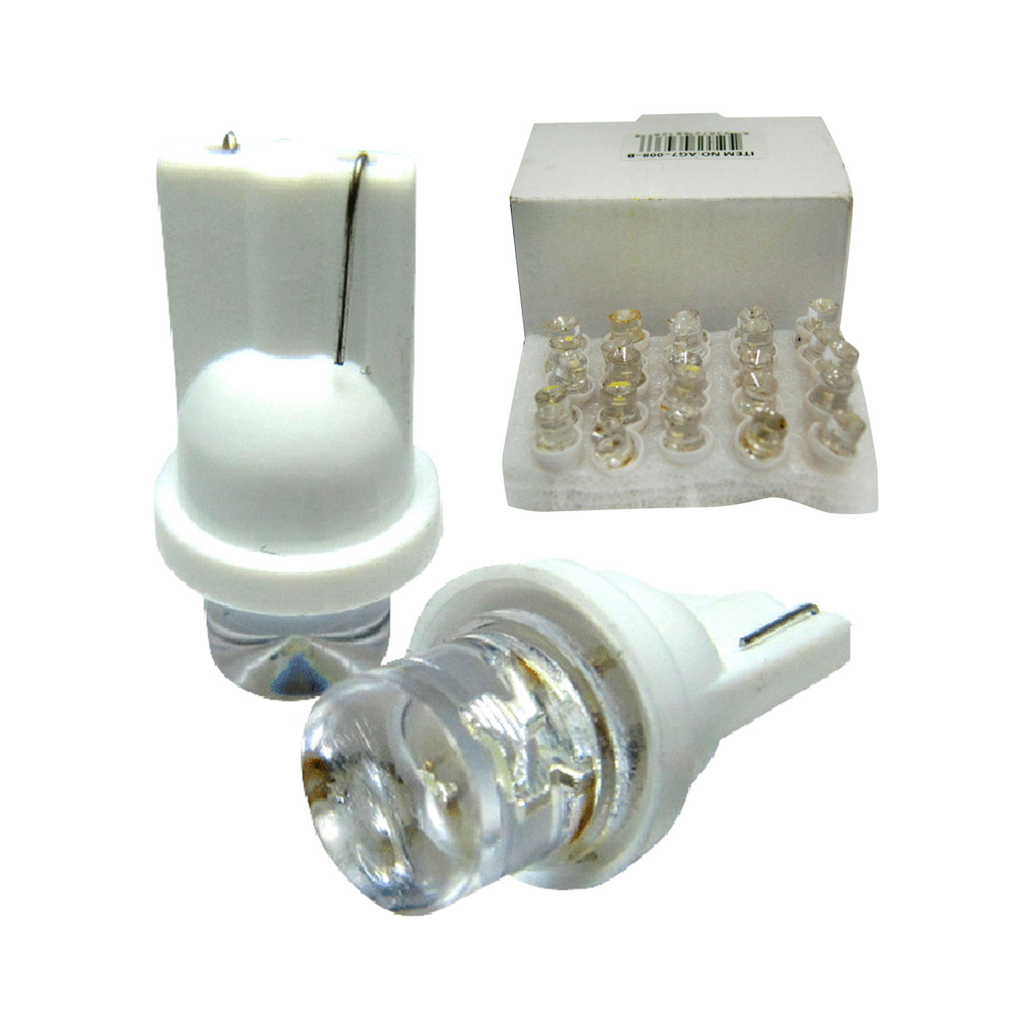 Capless Led White Bulb 50 pcs