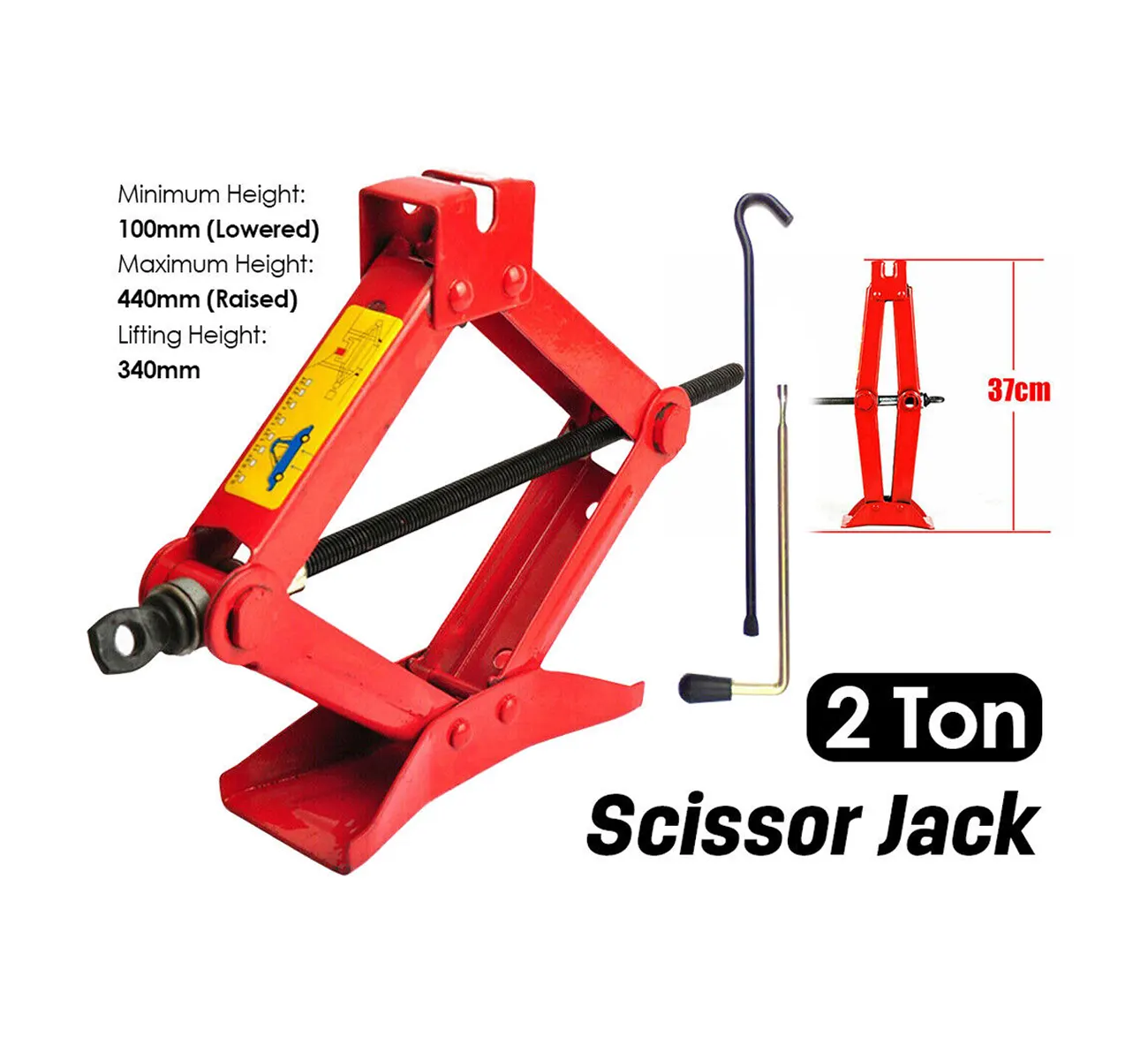 Scissor Jack 2 Ton IGTuningMiami Car Accessories Wholesale