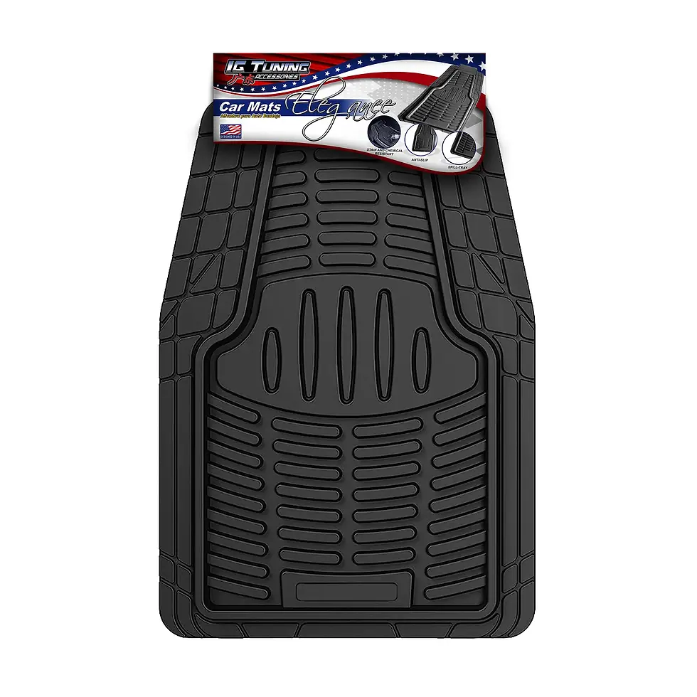 High-Quality Black Car Floor Mat, Ideal for Protecting Your Vehicle Interior and Keeping It Clean and Tidy