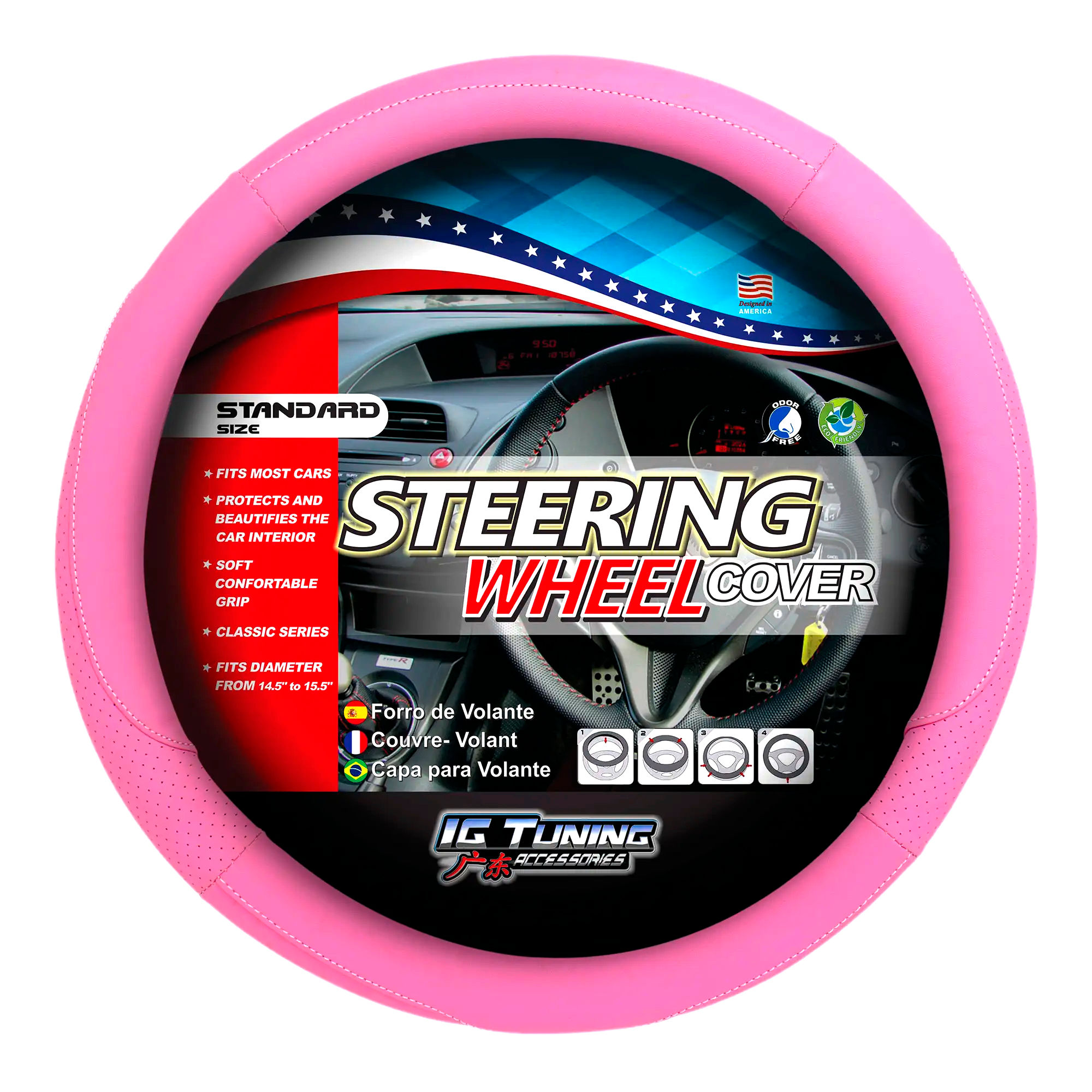 Steering Wheel Cover Koko 26 Rose