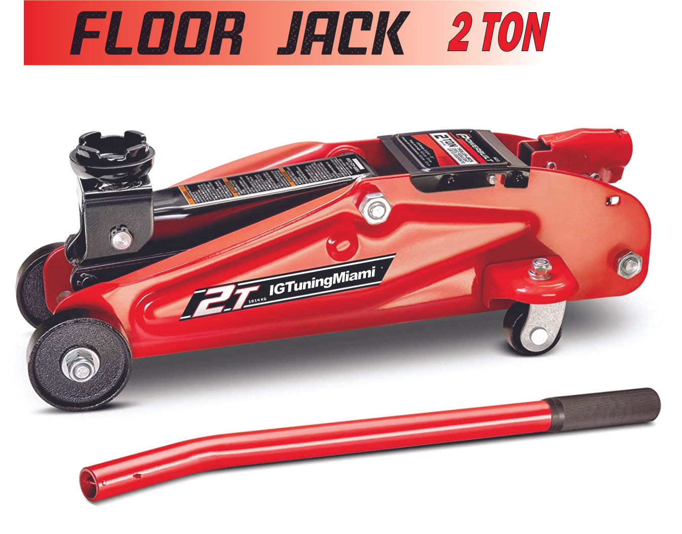 Floor Jack 2T in Plastic Box