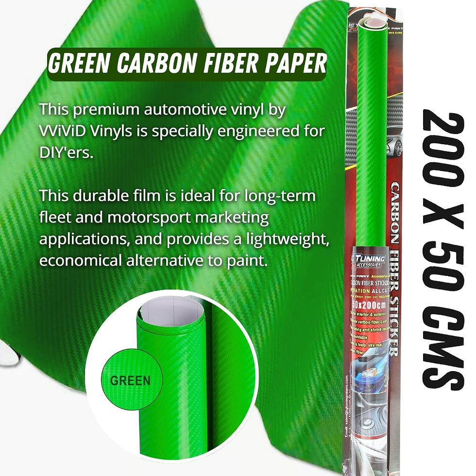 Thumbnail: 200x50 cm Green Carbon Fiber Paper