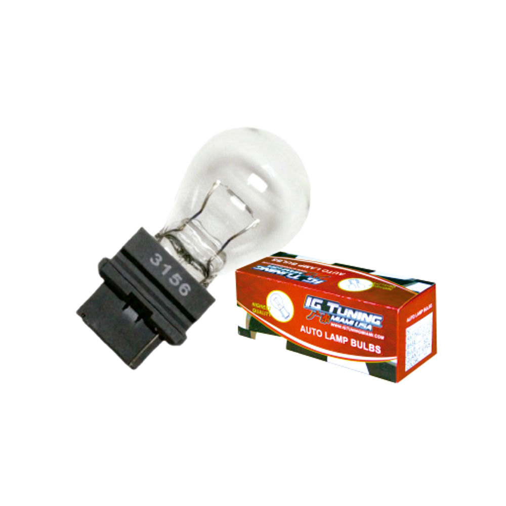 3156 Clear Glass Bulb (10Pcs)