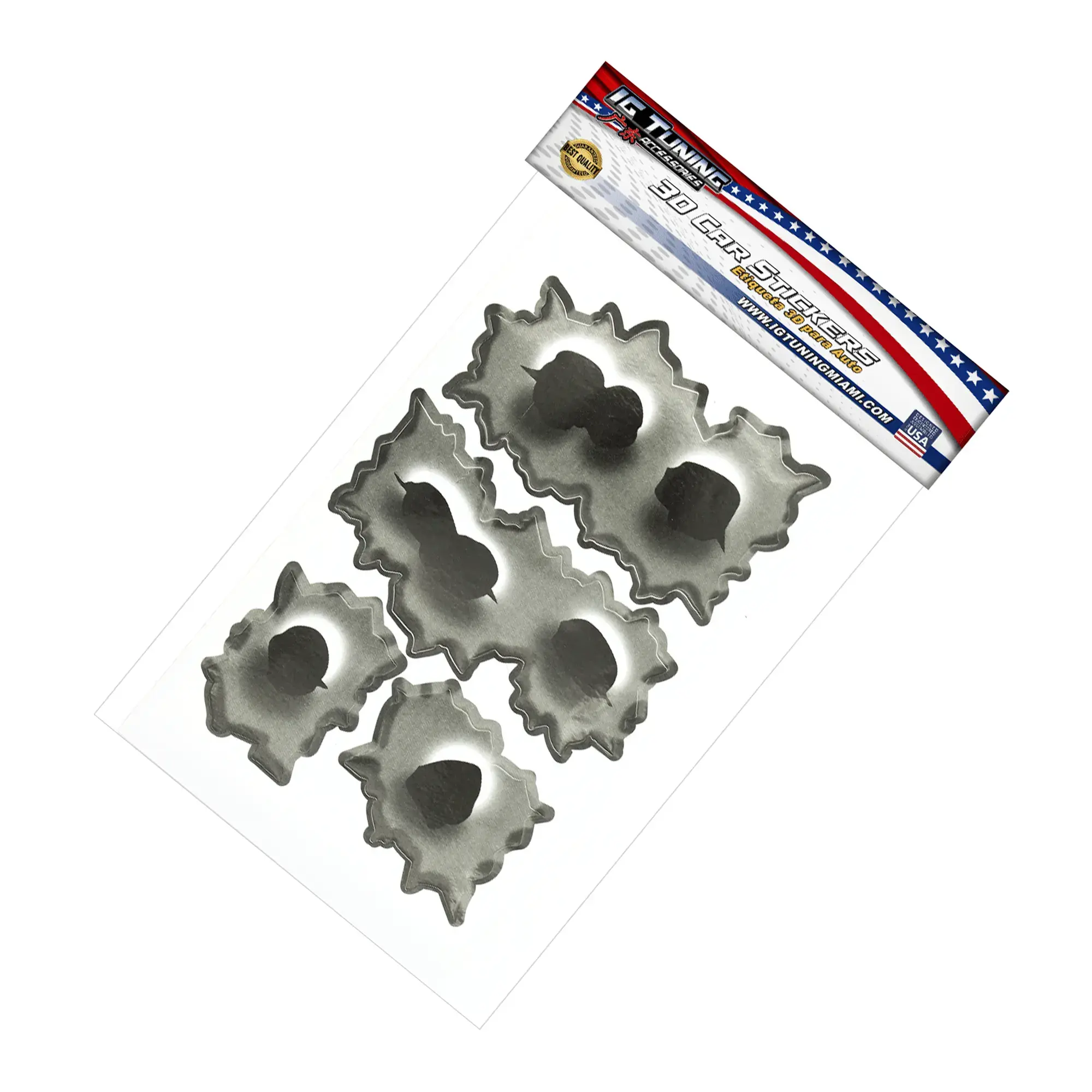 Bullet Holes Sticker