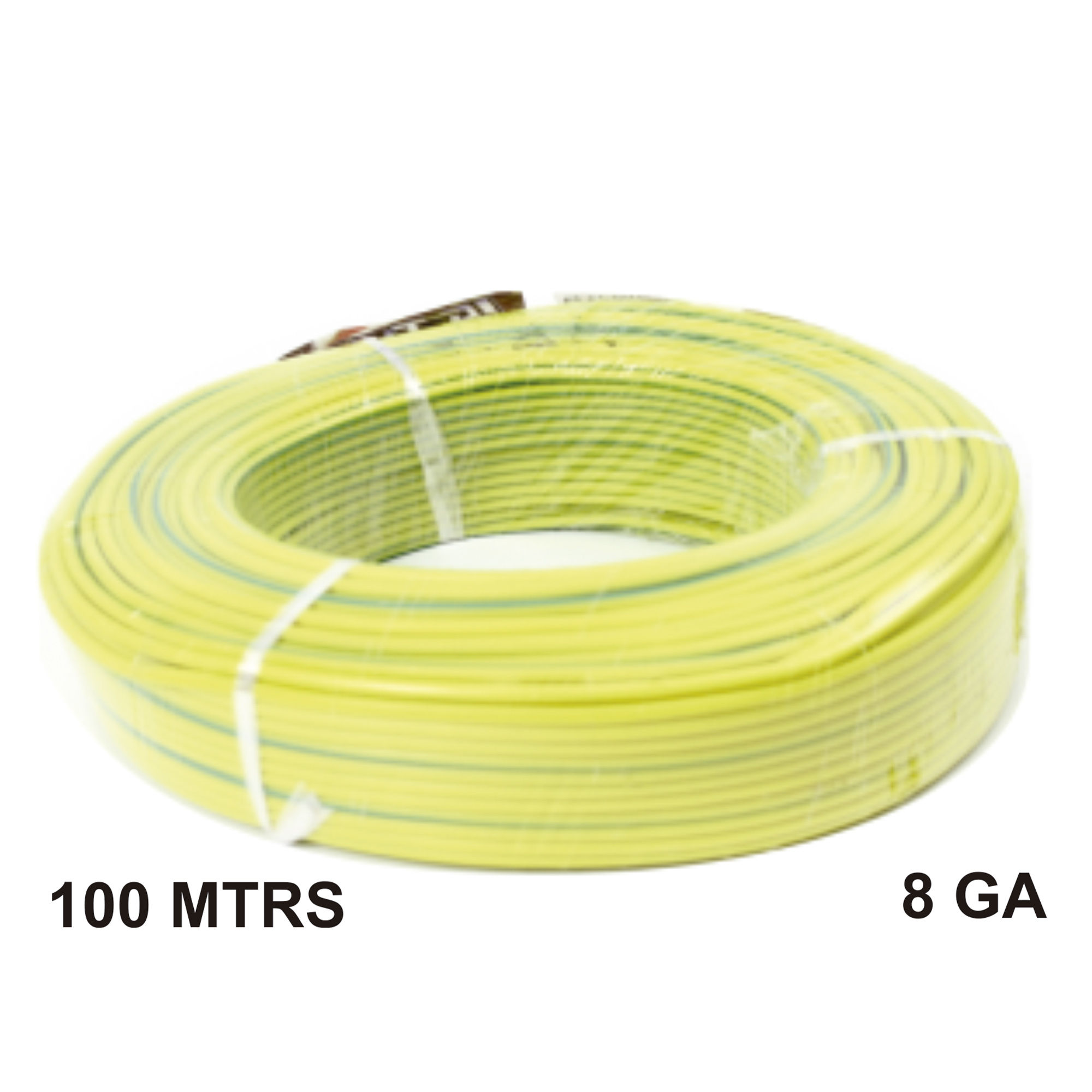 Cable Wire 100 Mtrs Alum Yellow Grn
