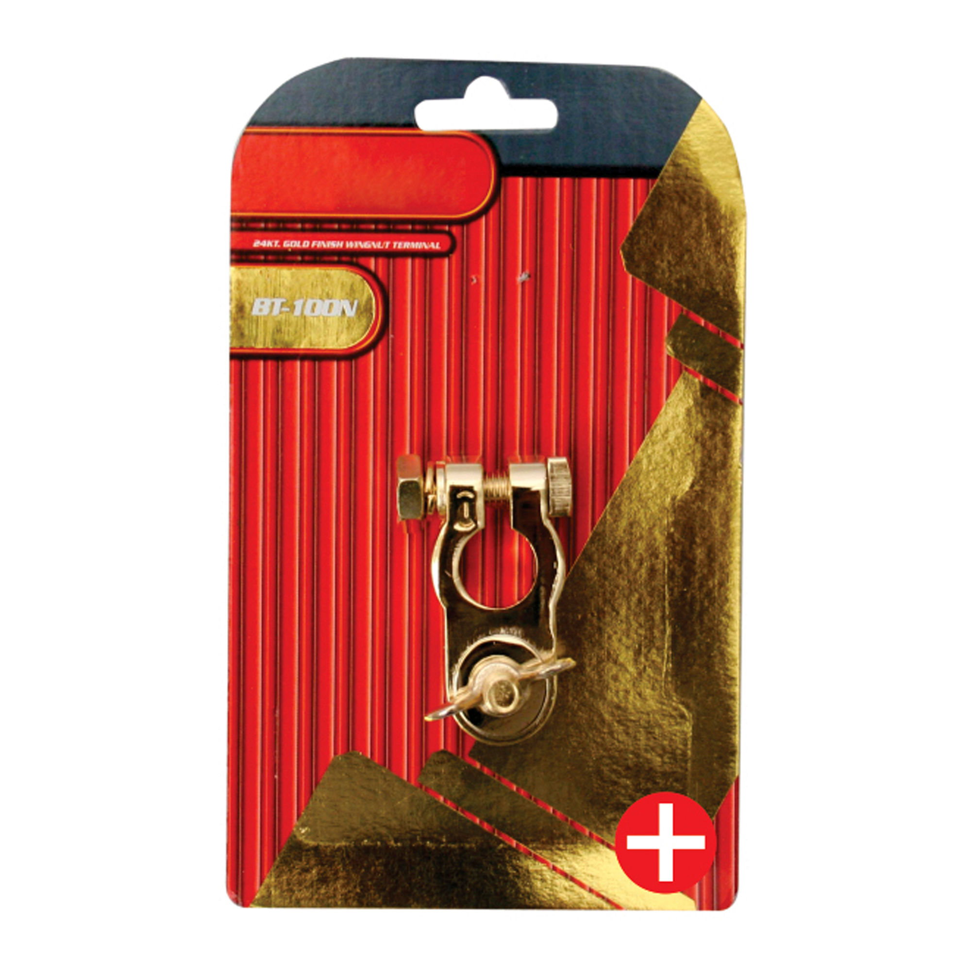 Battery Terminal Gold Buttefly Bolt Positive