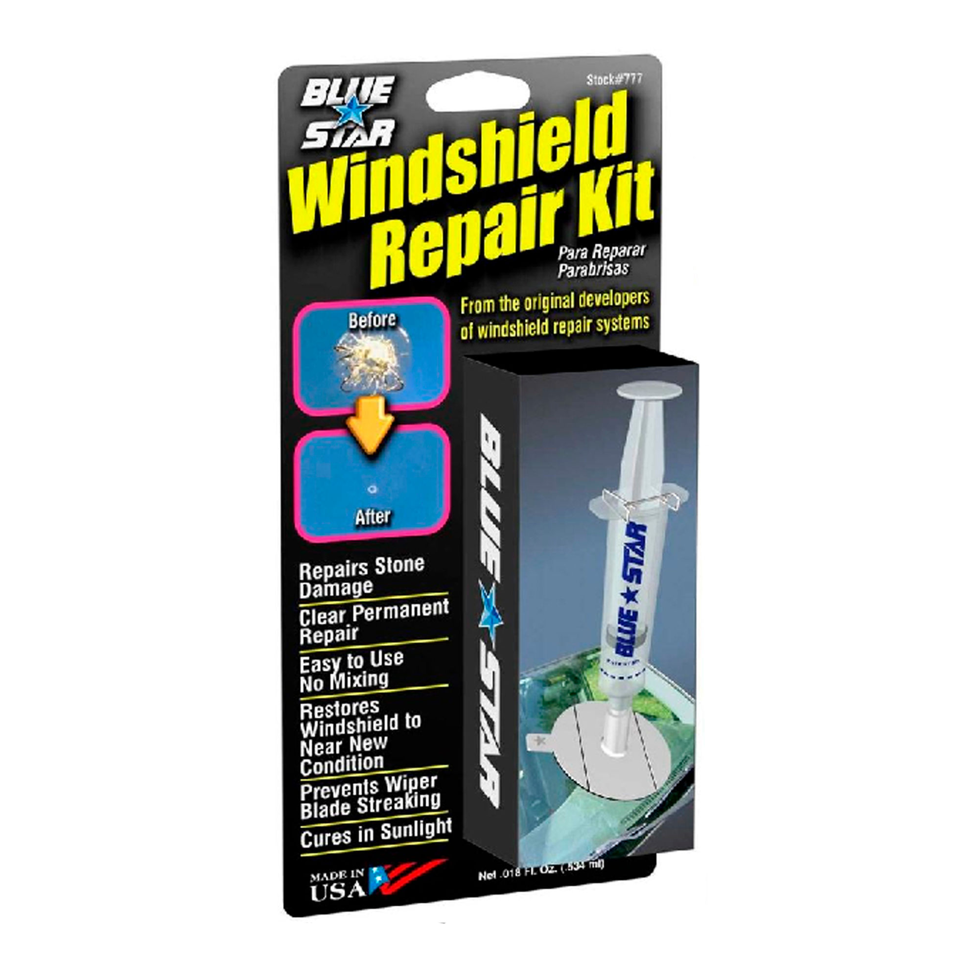 Windshield Repair Kit English info