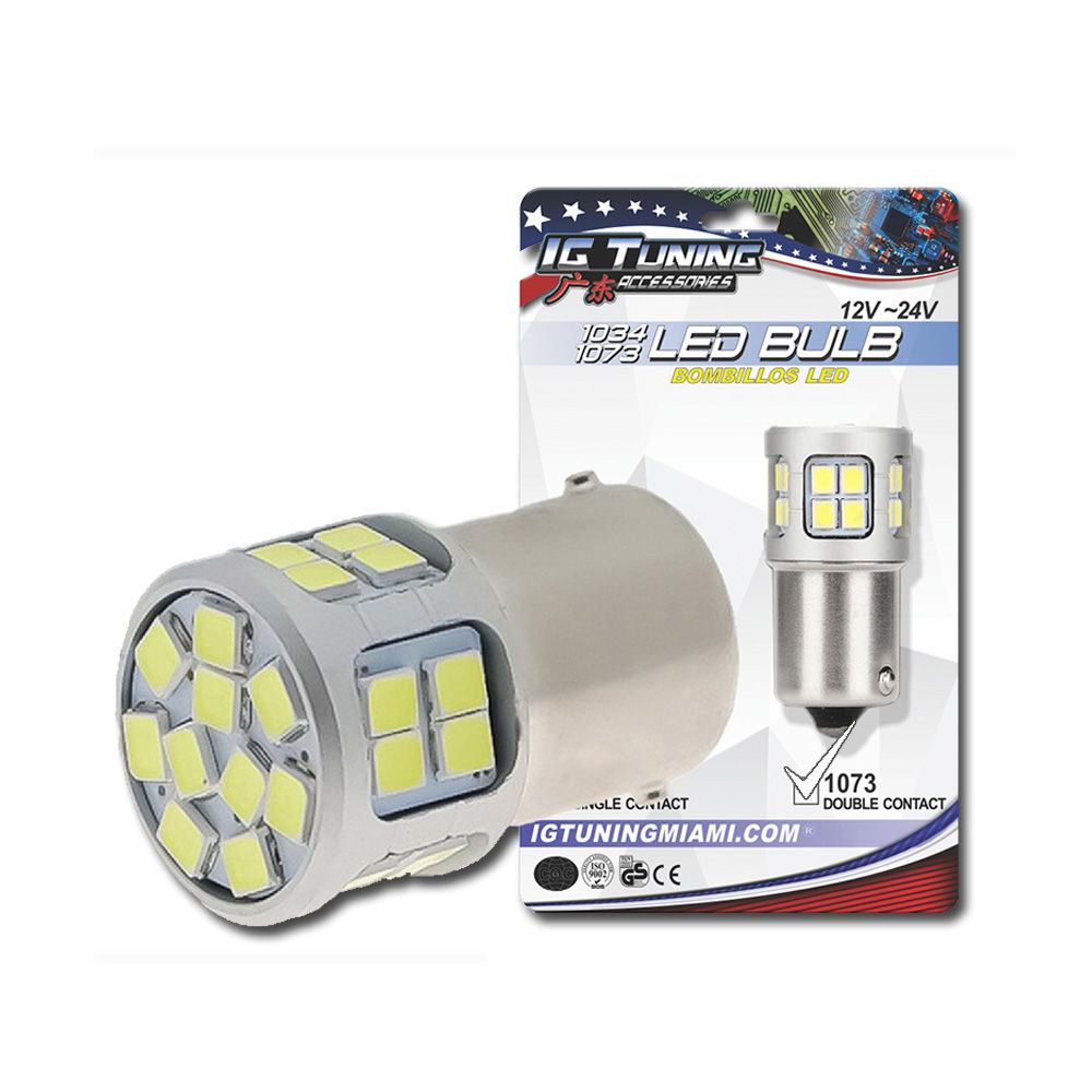 1157 LED Double Contact 30 Leds White