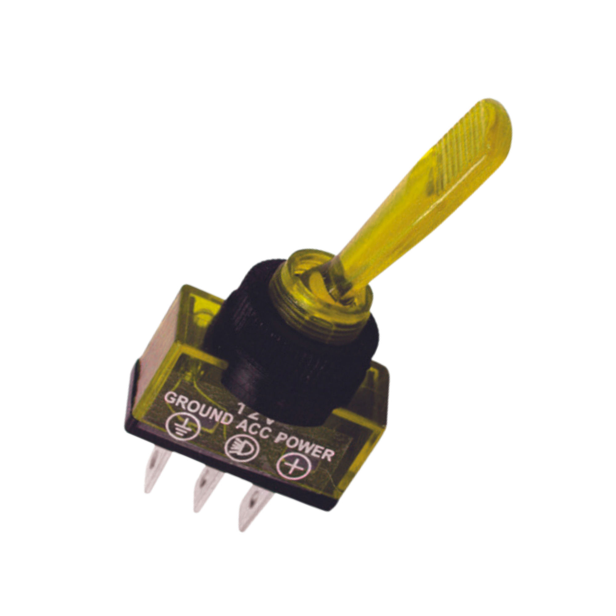 Large Yellow Switch W/Light