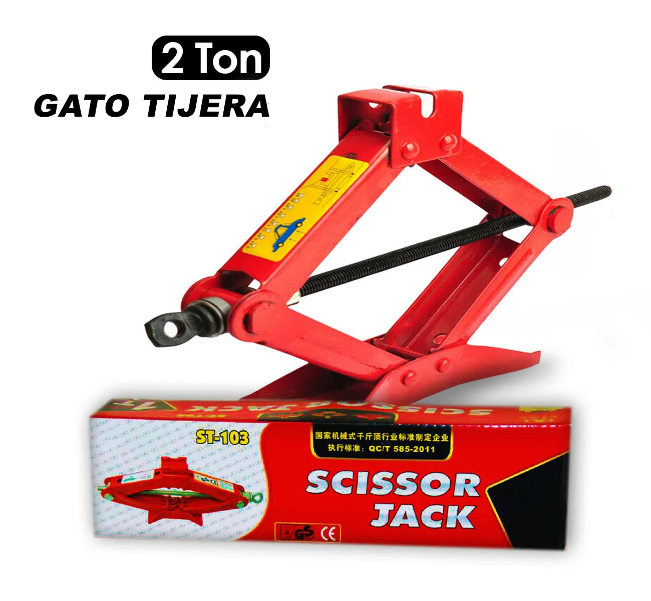 Scissor Jack 2 Ton IGTuningMiami Car Accessories Wholesale