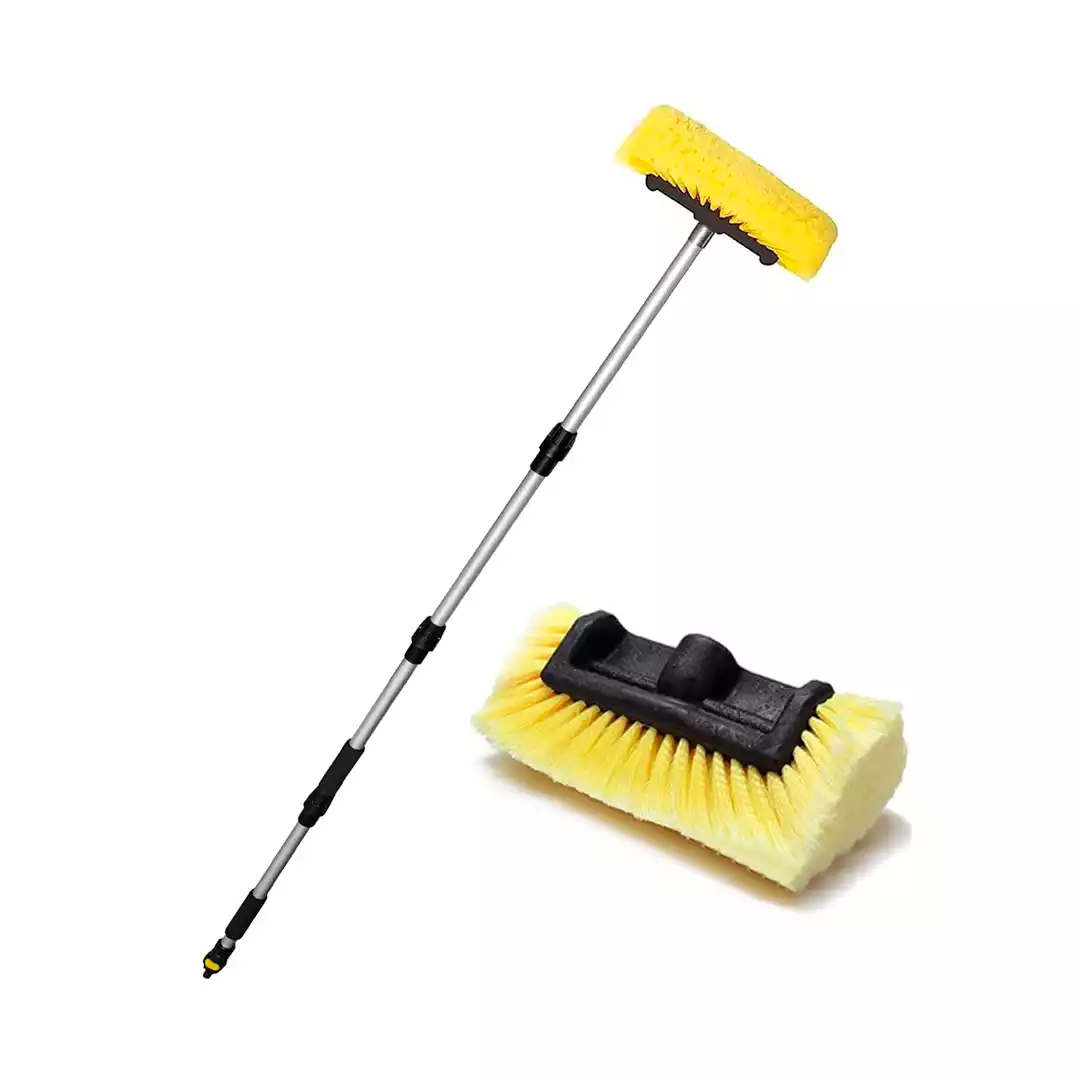 Wash Brush with 68" Aluminum Extension Pole IGTuningMiami Car