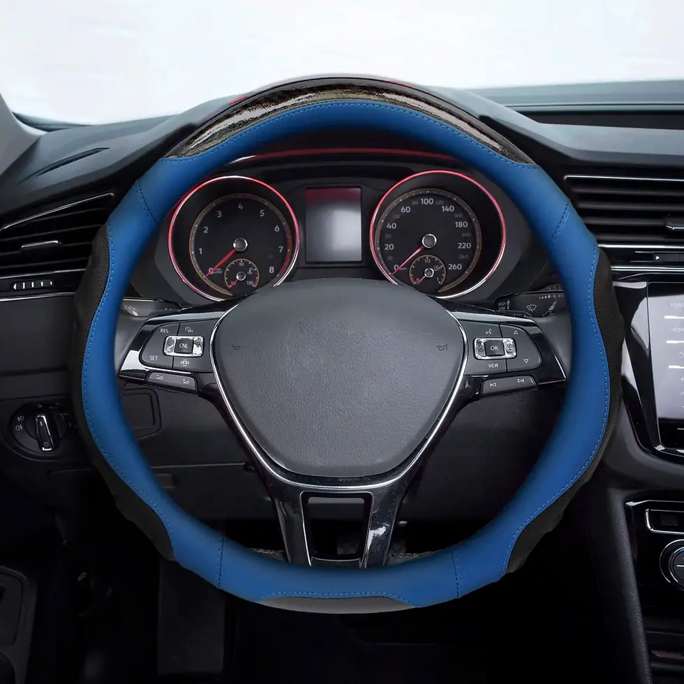 Thumbnail: Steering wheel Cover Racing Blue
