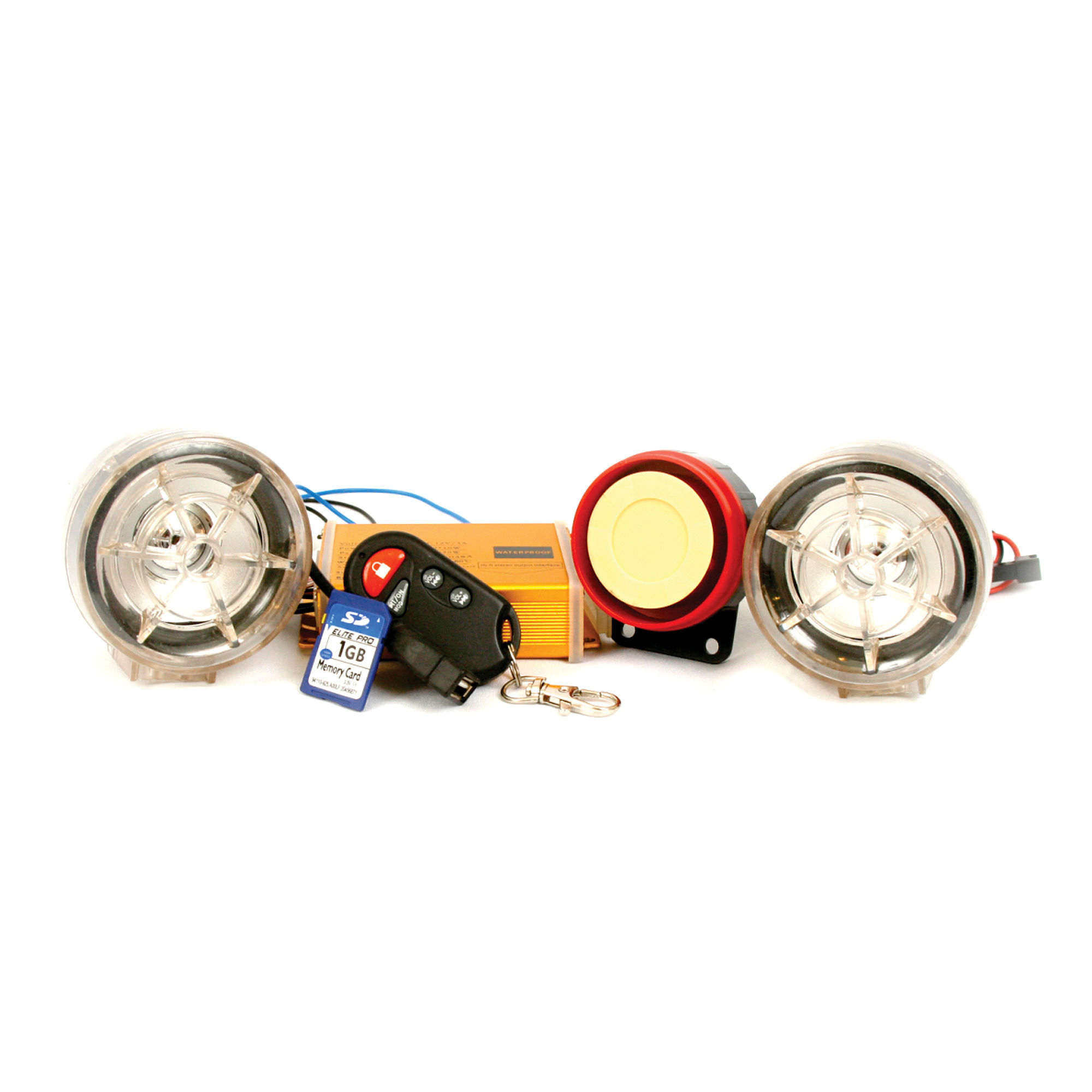 Motorcycle Alarm and Speaker music