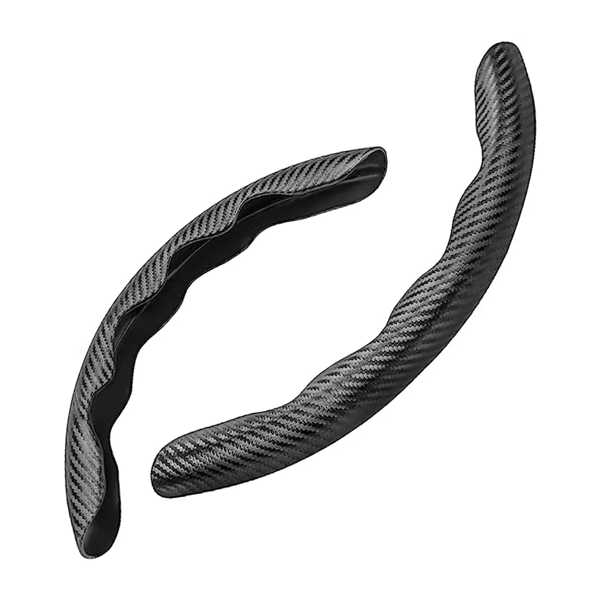 Black Segmented Steering Wheel Cover IGTuningMiami Car Accessories