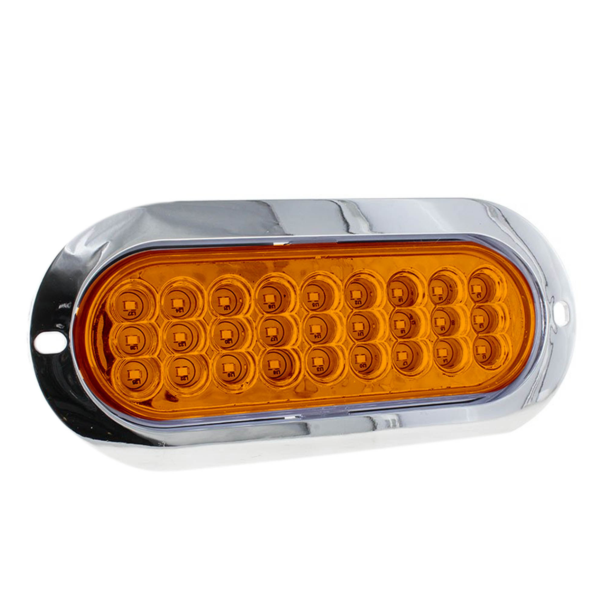 Side Stop Oval 20X9 Yellow 1 Pcs