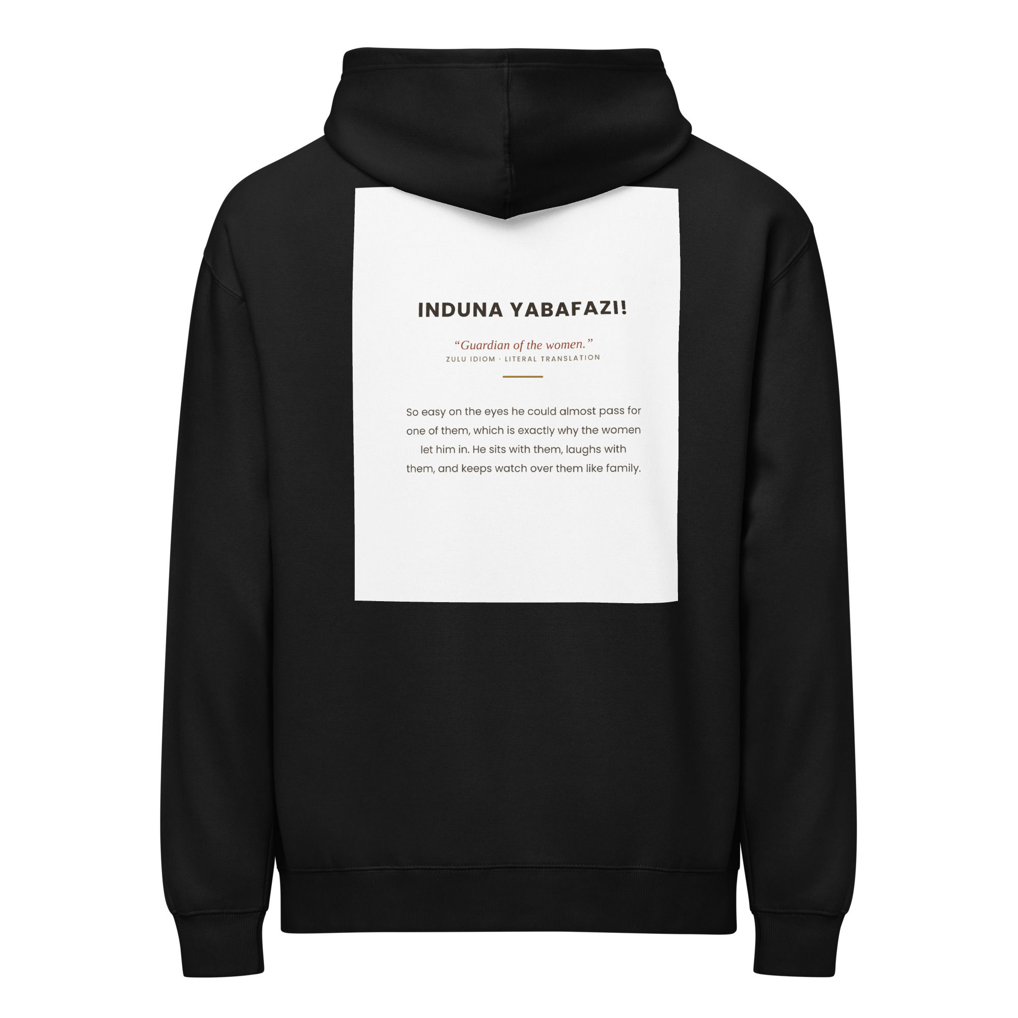 Men’s box hoodie