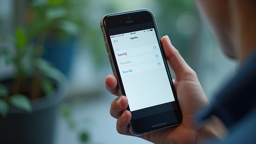 Eye-level view of a modern language learning app interface