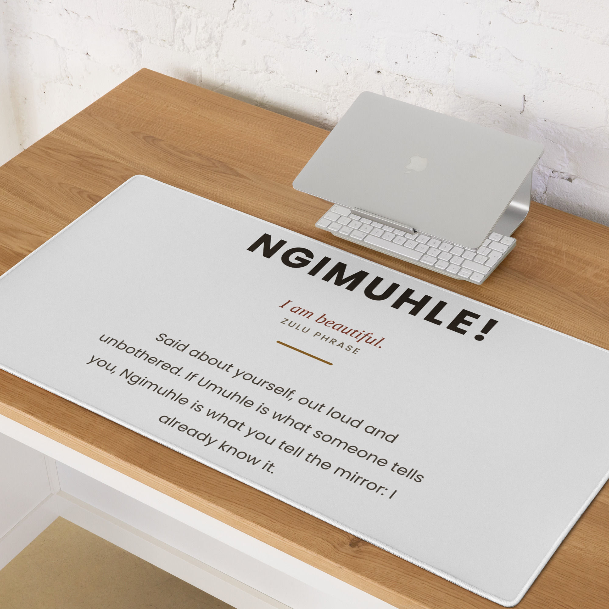 Gaming mouse pad