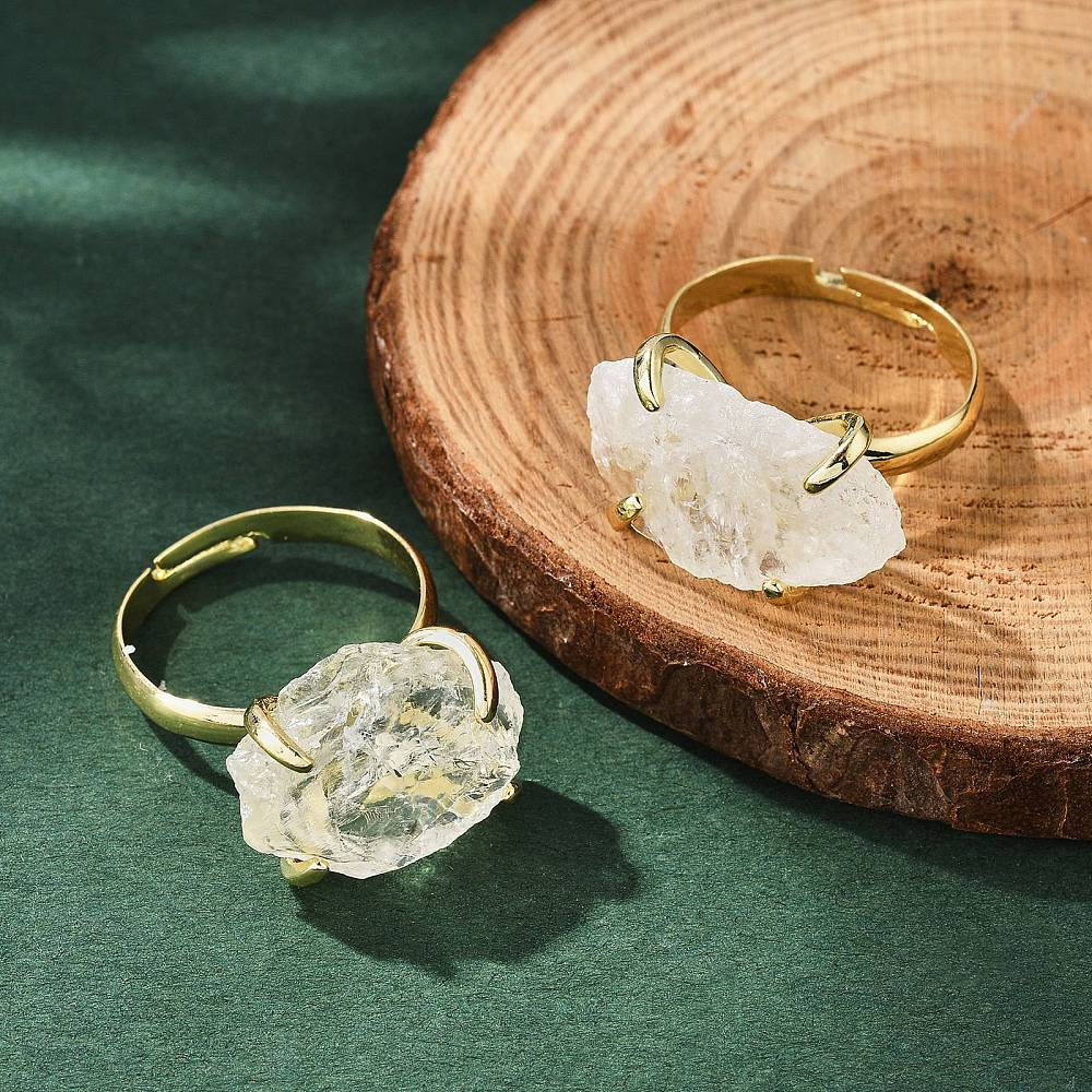 Anillos de Cuarzo en Bruto