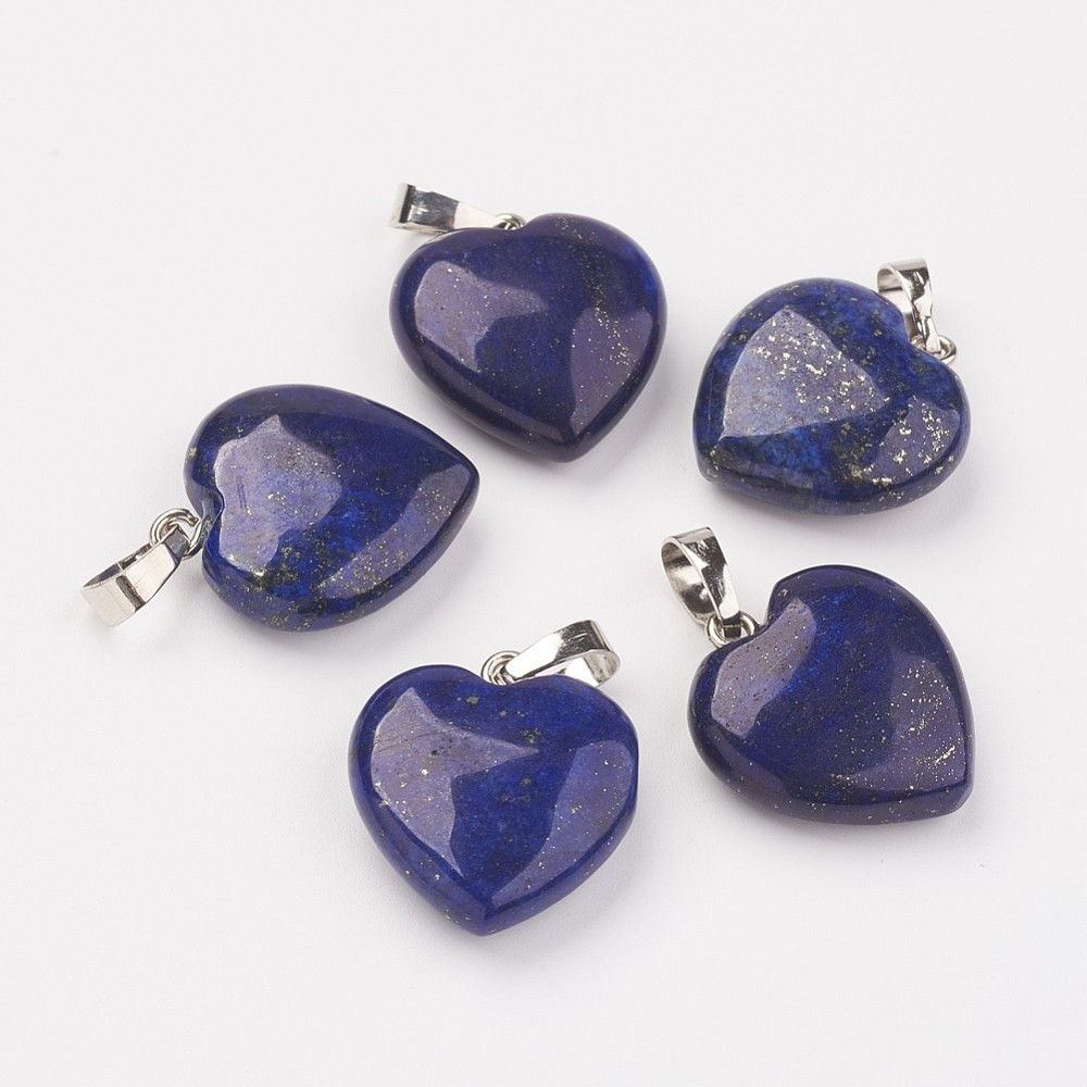 Dije de Corazón en lapis Lazuli.