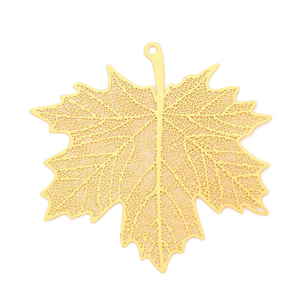 Dije Grande de Hoja de Maple