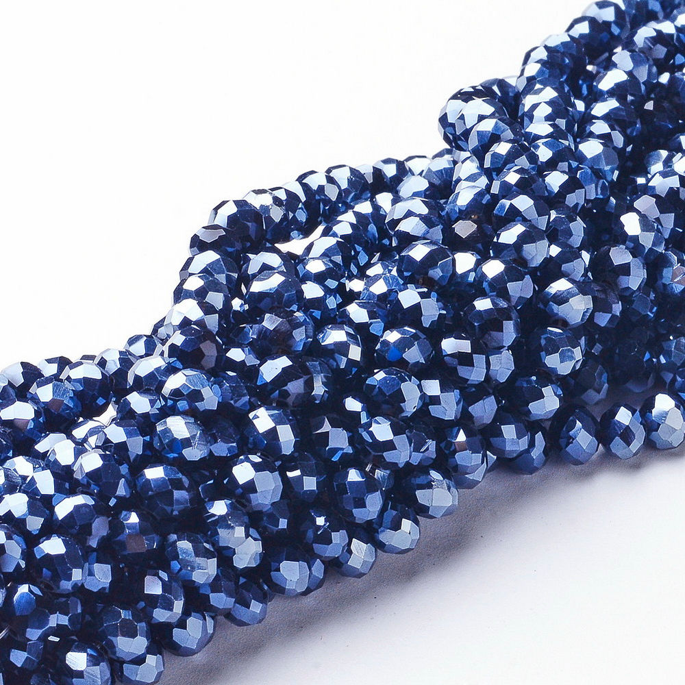 Cristal Azul Obscuro Nacarado