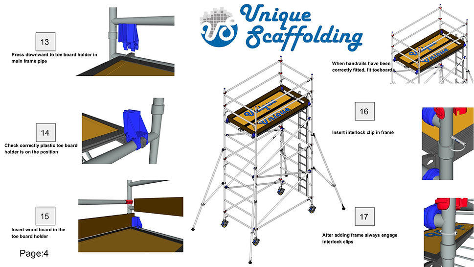 ALUMINIUM SCAFFOLDING ERECTION MANUAL