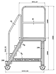 Warehouse ladder