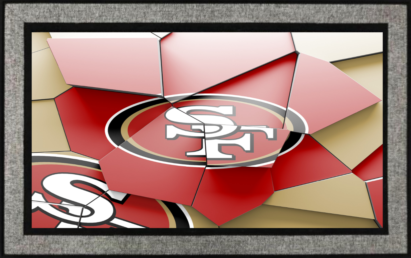 Abstract San Francisco 49ers