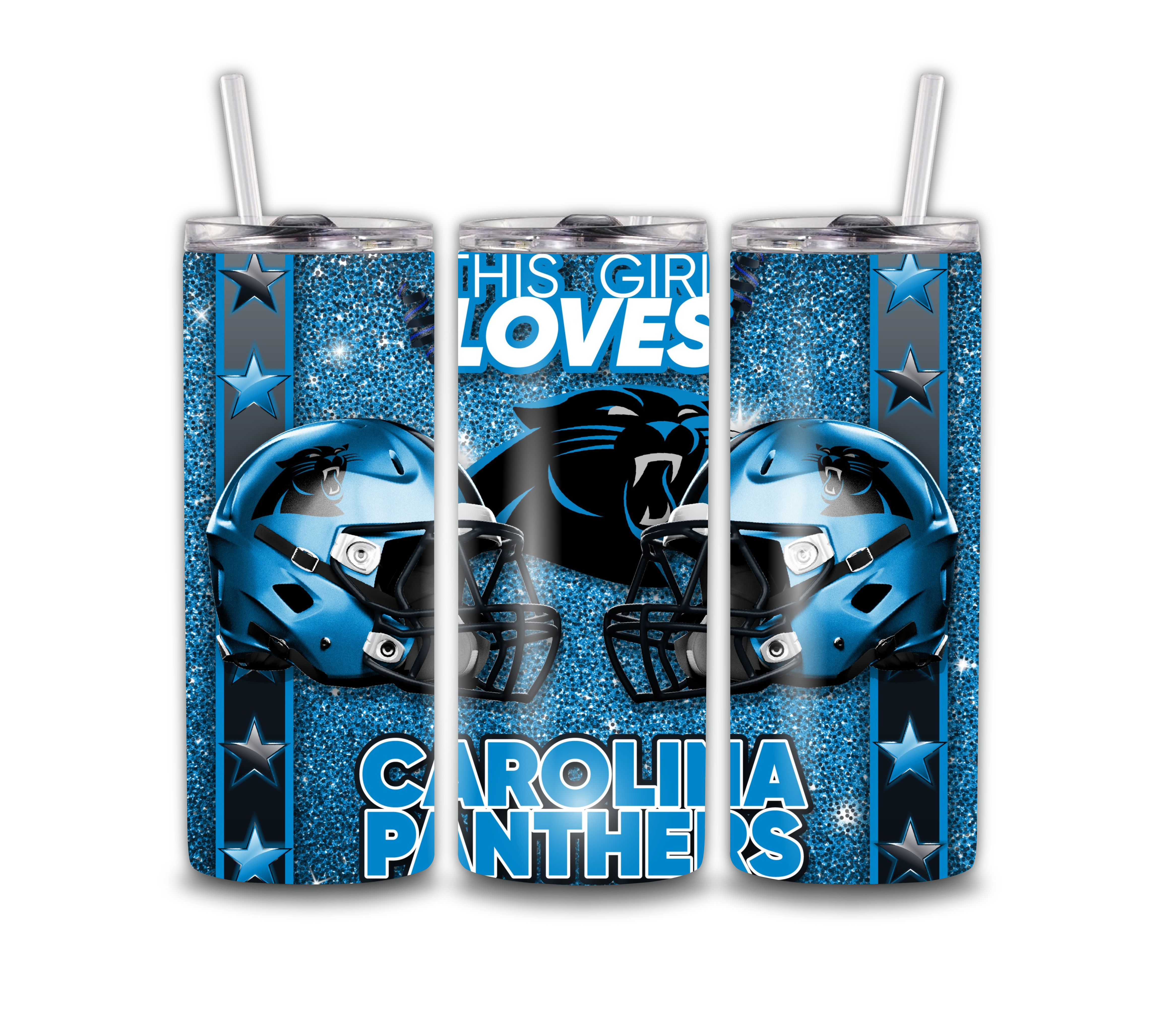 Girls Helmets Carolina Panthers