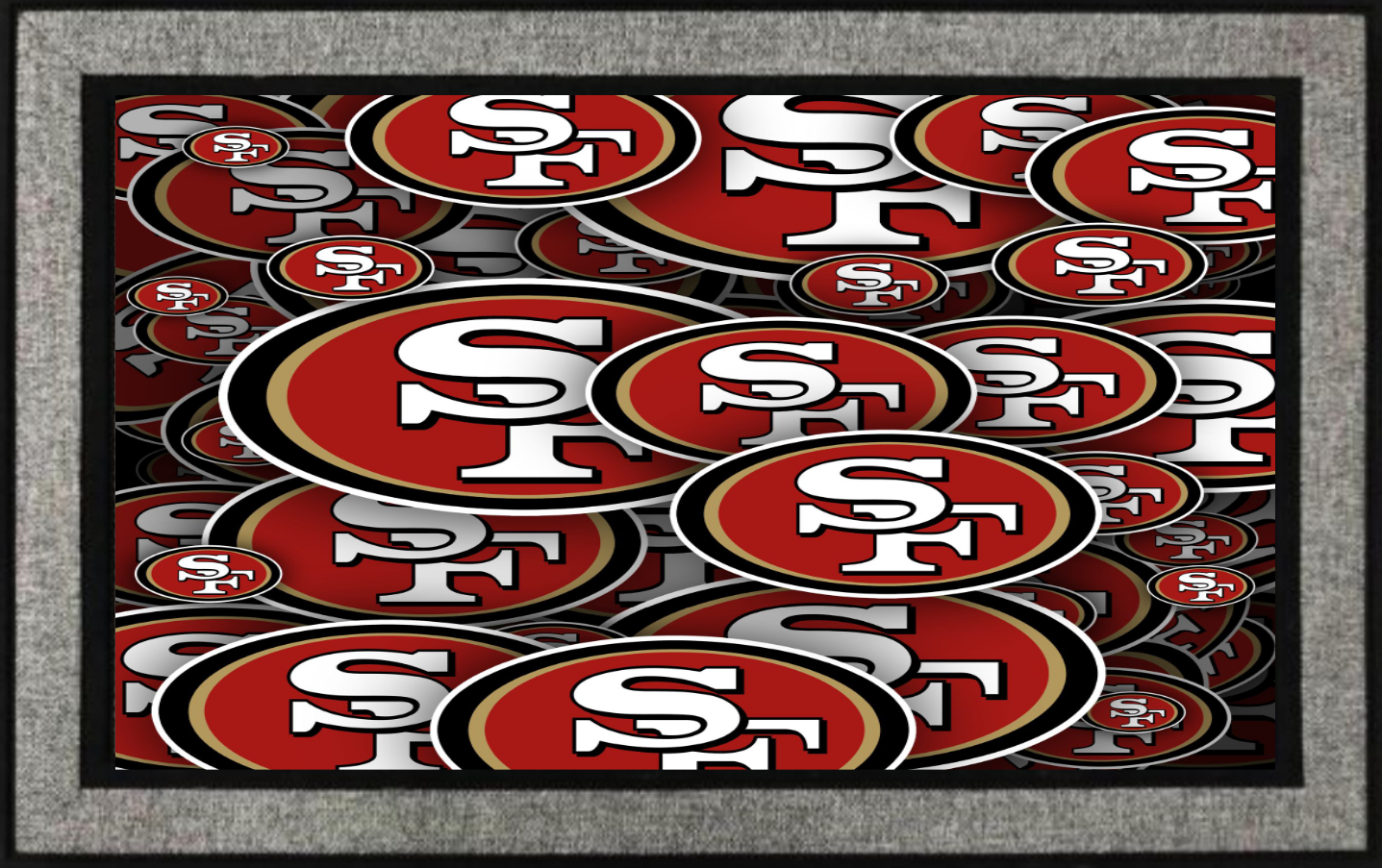Sticker Pile San Francisco 49ers