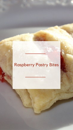 Raspberry Pastry Bites