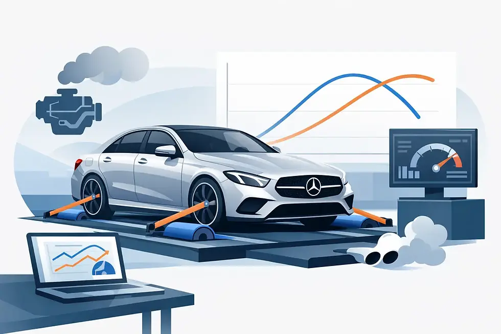 Mercedes Diesel Dyno Results Example Explained