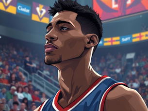 Jugador de baloncesto meditando