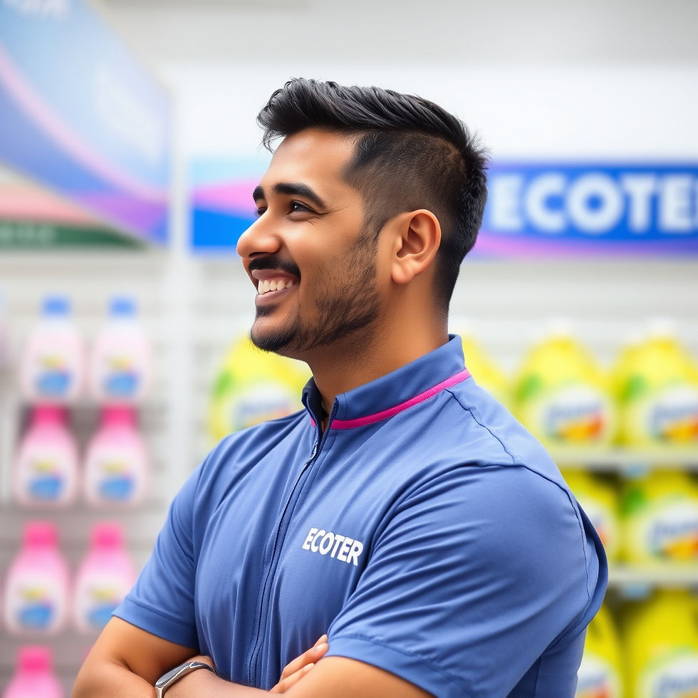 Foto de perfil de un hombre vendedor de productos Ecoter