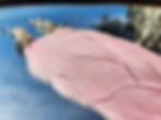 Thumbnail: Unicorn and pastel pink Feather earrings 