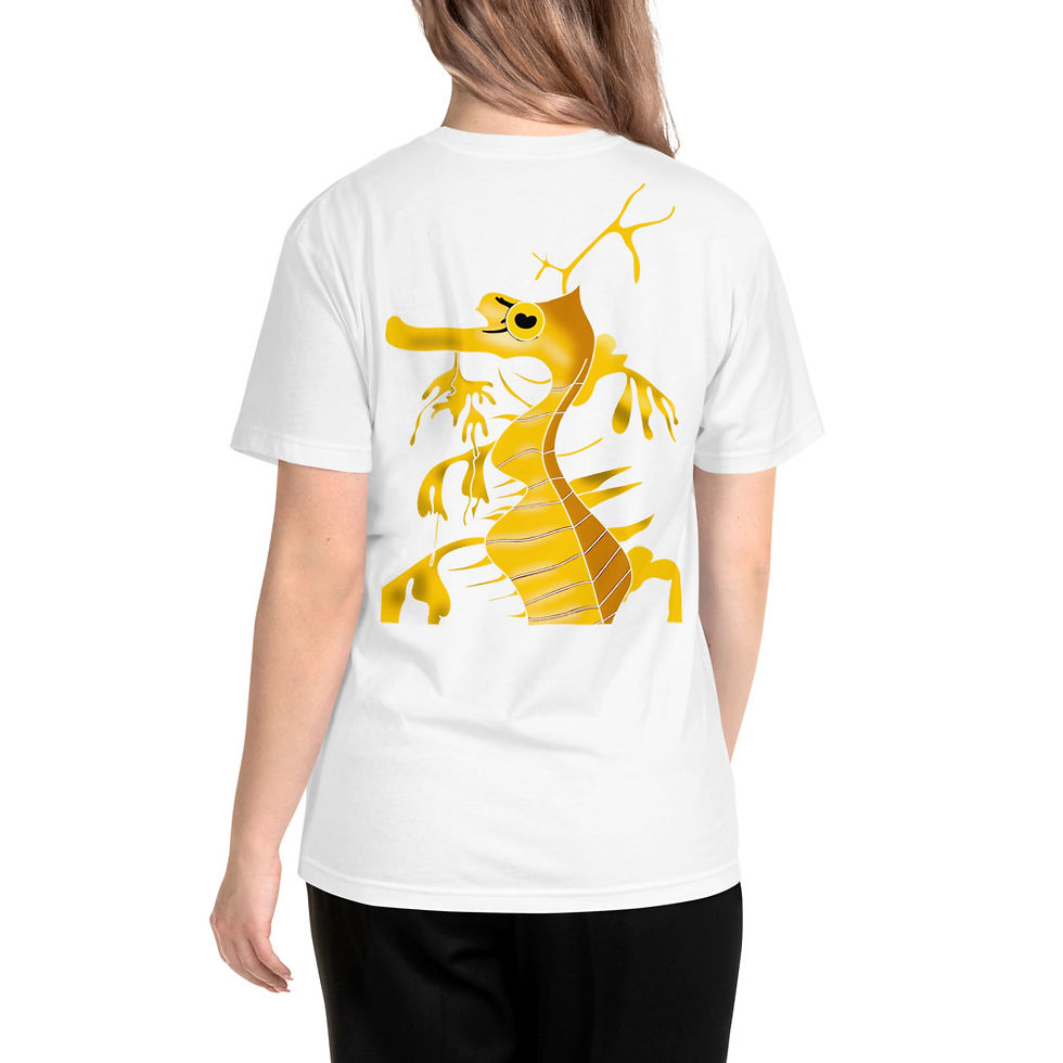 Thumbnail: Leafy Sea Dragon Sustainable T-Shirt copy