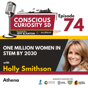 Athena CEO Holly Smithson Featured on Conscious Curiosity SD Podcast, Shares Insights on Leadership, Resilience, and Empowering Women in STEM