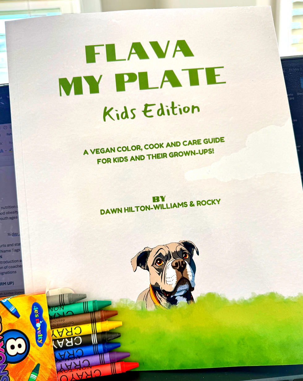 Thumbnail: Flava My Plate Kids Edition: A Vegan Color, Cook and Care Guide...