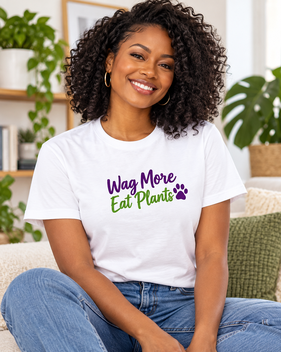 Wag More Modern Tee Shirt on woman