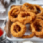 EJ's Onion Rings (Not Vegan)