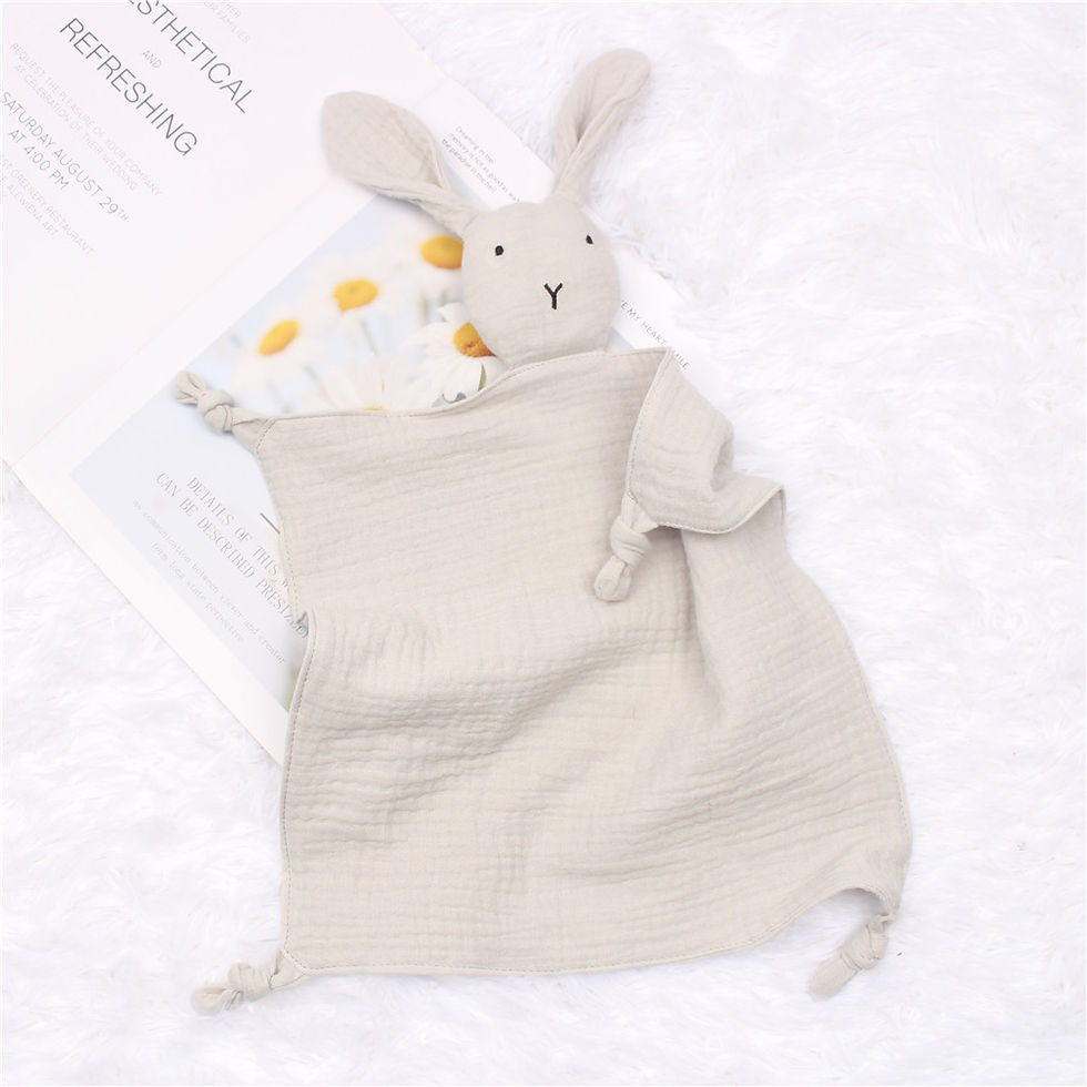 Thumbnail: Baby Cotton Muslin Comforter Blanket for Newborns