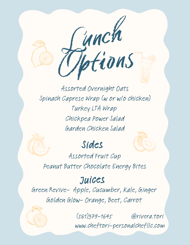 Lunch Options