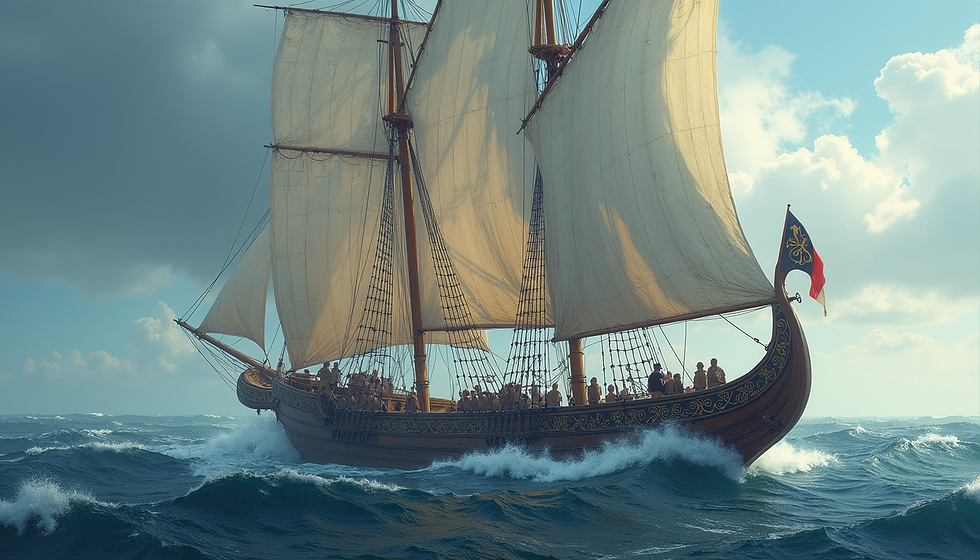 Viking Longboat Art Lesson