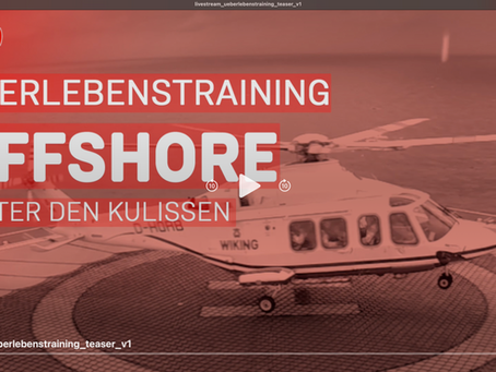 ❗️2. Update zum Livestream „Überlebenstraining Offshore“