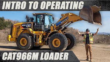 How to Operate CAT 966 Loader