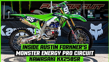 Inside Austin Forkner's 2023 Monster Energy Pro Circuit Kawasaki KX250