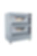 BAKEMARK Deck Oven – 2 Deck, One Tray/Deck (0.9m)