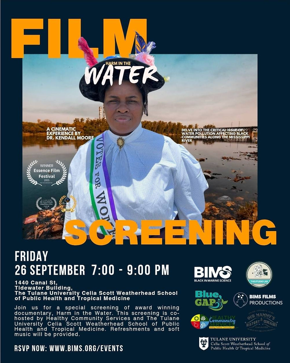 Harm In The Water - Film Screening