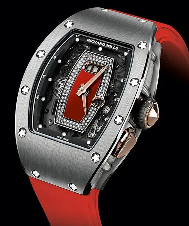 Richard Mille RM 37 White Gold Red Rubber content media